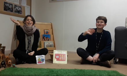 Video: Thea and Billie Read Dear Zoo