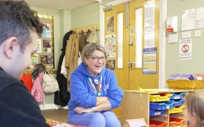 Family Hub Drop-In Today at St Pauls Nursery School!